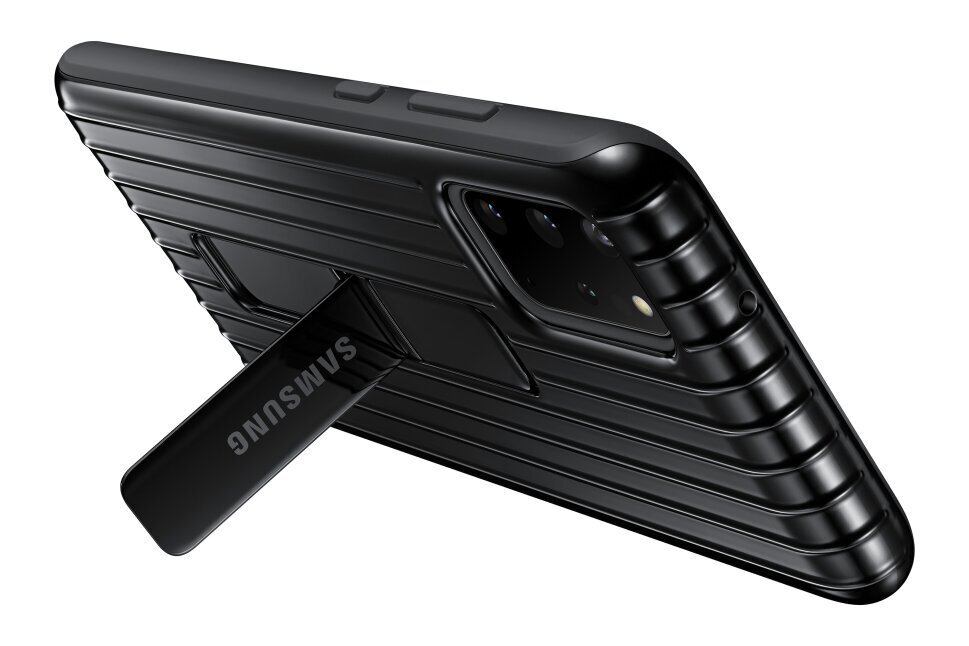 Samsung Protective Standing Cover, skirtas Galaxy S20+, juodas kaina ir informacija | Telefono dėklai | pigu.lt