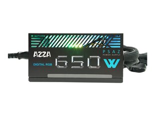 Azza PSAZ-650W-RGB цена и информация | Блоки питания (PSU) | pigu.lt