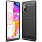 TakeMe Carbon Samsung Galaxy A51 (A515F) Black kaina ir informacija | Telefono dėklai | pigu.lt