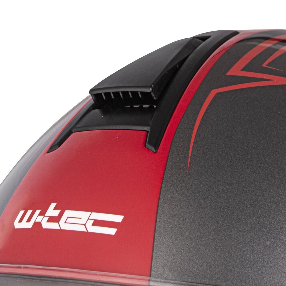 Moto šalmas W-TEC V127 lengvai raudonas kaina ir informacija | Moto šalmai | pigu.lt