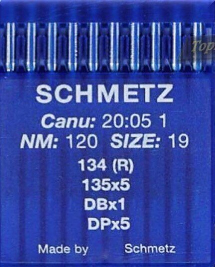 Adatų rinkinys pramoninėms siuvimo mašinoms Schmetz 134(R) Nr. 120 10 vnt. kaina ir informacija | Siuvimo reikmenys | pigu.lt