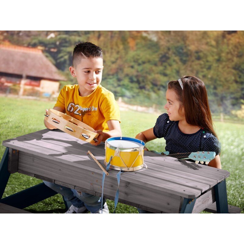 Pikniko ir žaidimų stalas su skėčiu Axi Nick kaina ir informacija | Vaikiškos kėdutės ir staliukai | pigu.lt