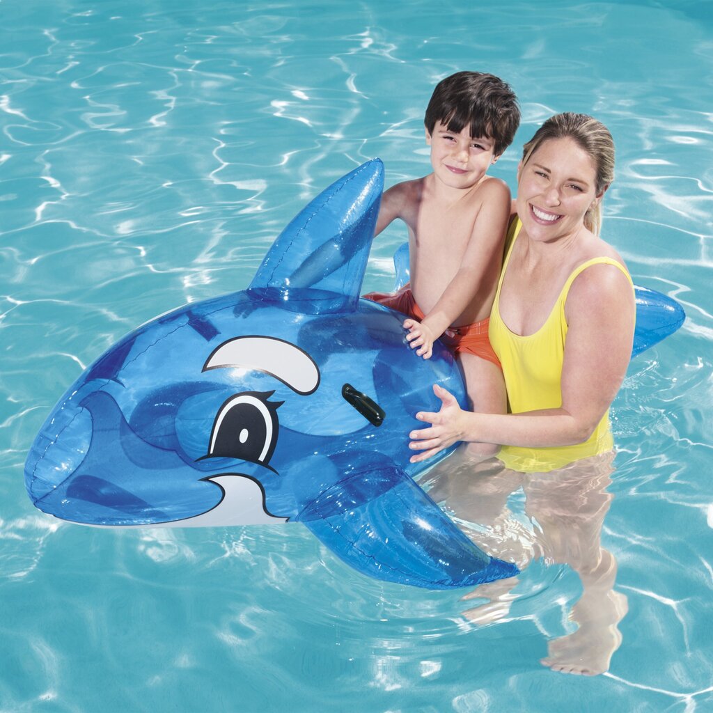 Pripučiamas žaislas Bestway Whale Ride-On, 157x94 cm цена и информация | Pripučiamos ir paplūdimio prekės | pigu.lt