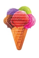 Надувной плот Bestway Ice-cream, 188x130 cм цена и информация | Надувные и пляжные товары | pigu.lt