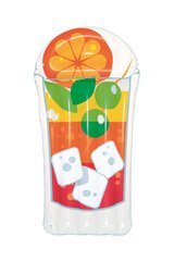 Pripučiamas plaustas Bestway Tropical Beverage, rožinis/oranžinis kaina ir informacija | Pripučiamos ir paplūdimio prekės | pigu.lt