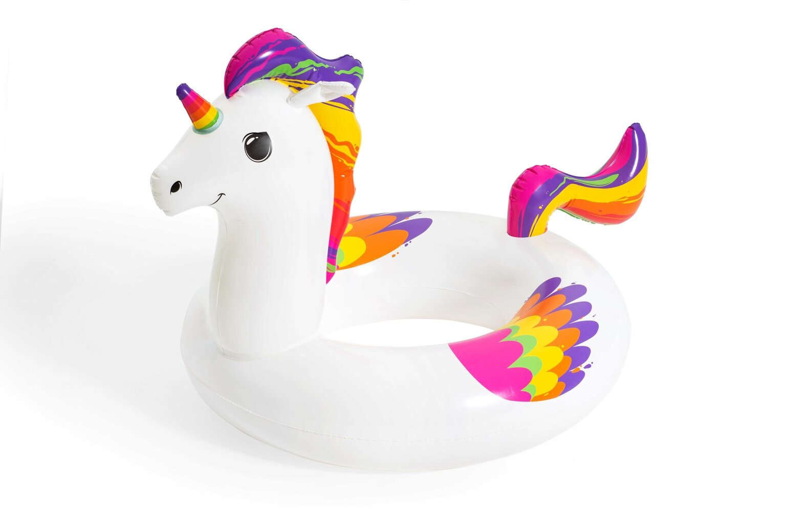 Pripučiamas ratas Bestway Fantasy Unicorn, 91 cm цена и информация | Pripučiamos ir paplūdimio prekės | pigu.lt