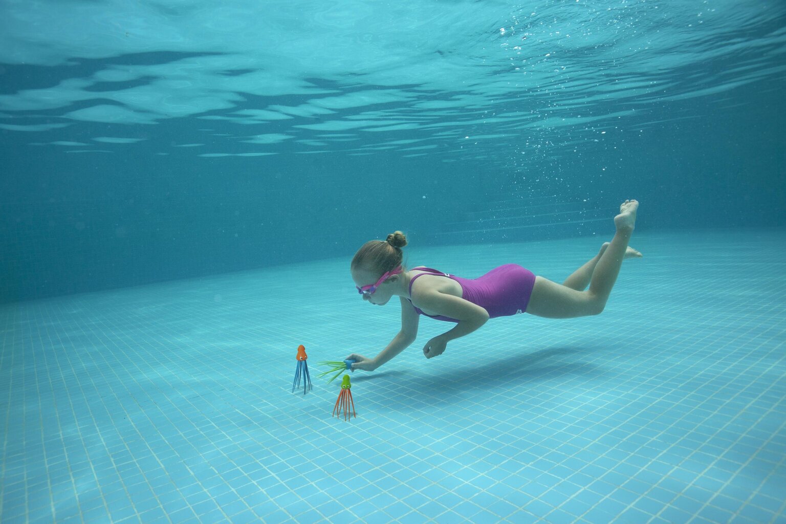 Nardymo žaislai vaikams Bestway Hydro-Swim Speedy Squid, įvairių spalvų kaina ir informacija | Kitos nardymo prekės | pigu.lt