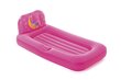 Pripučiamas čiužinys-lova vaikams Bestway Fisher-Price Dream Glimmers, 132x76x46 cm, rožinis цена и информация | Pripučiami čiužiniai ir baldai | pigu.lt