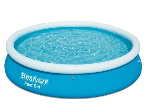 Бассейн Bestway Fast Set, 366x76 см, без фильтра цена и информация | Бассейны | pigu.lt