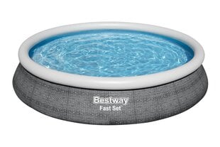 Бассейн Bestway Fast Set, 457x84 см, с фильтром цена и информация | Bestway Уличные бассейны | pigu.lt