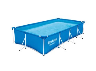 Каркасный бассейн Bestway Steel Pro 400x211x81 см, без фильтра цена и информация | Бассейны | pigu.lt