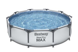 Каркасный бассейн Bestway Steel Pro Max 305x76 см, без фильтра цена и информация | Бассейны | pigu.lt