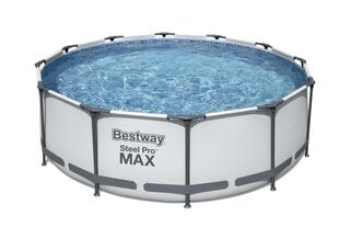 Каркасный бассейн Bestway Steel Pro Max с фильтром для воды, 366x100 см цена и информация | Бассейны | pigu.lt