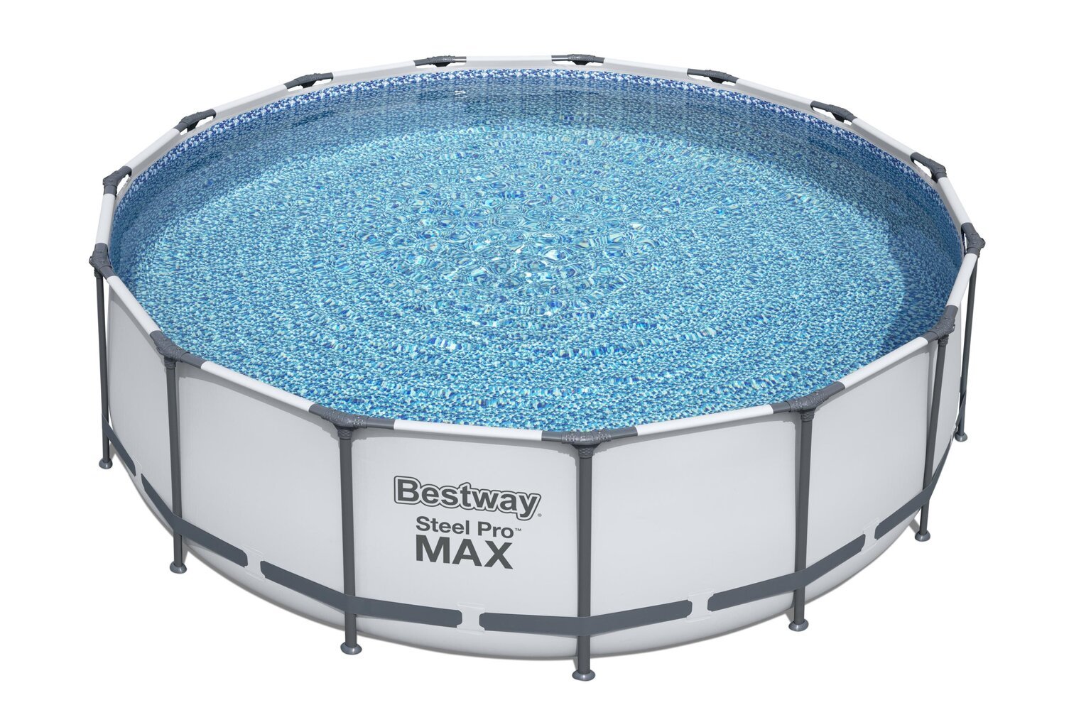 Karkasinis baseinas Bestway Steel Pro Max 457x122 cm, su filtru kaina ir informacija | Baseinai | pigu.lt