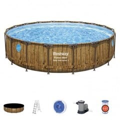 Каркасный бассейн Bestway Power Steel Swim Vista Series с фильтром, 549x122 см цена и информация | Bestway Товары для сада | pigu.lt