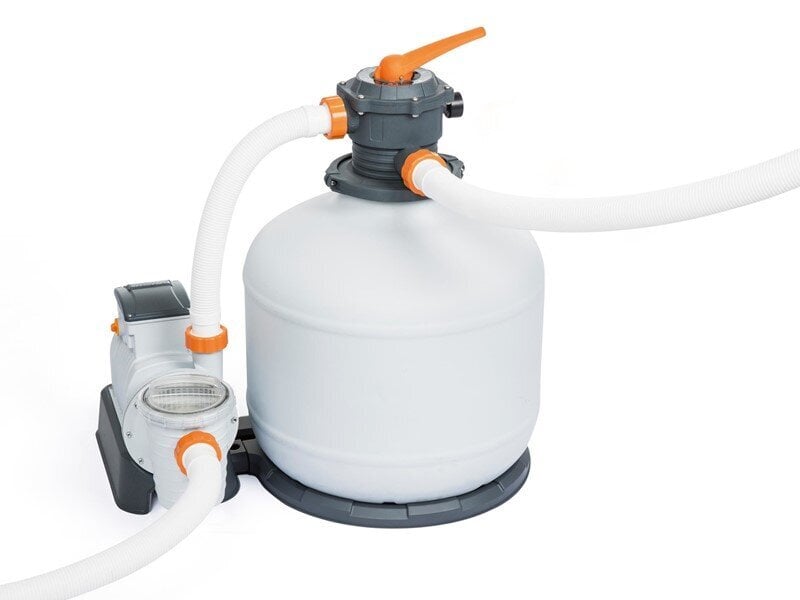Baseino vandens smėlio filtras su pompa Bestway Flowclear, 11355 l/val. цена и информация | Baseinų filtrai | pigu.lt