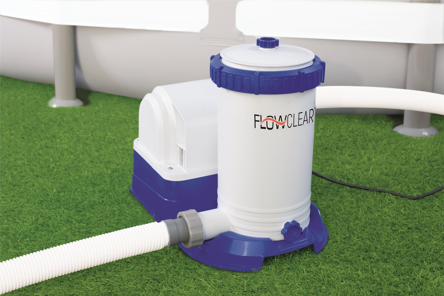 Baseino filtras su pompa Bestway Flowclear, 9463 l/val. kaina ir informacija | Baseinų filtrai | pigu.lt