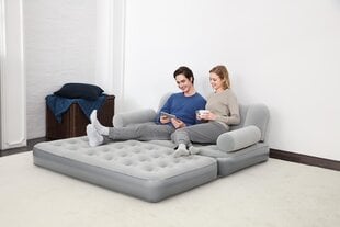 Надувной диван-кровать Bestway 3-в-1, 188x152x64см, серый цена и информация | Надувные матрасы и мебель | pigu.lt