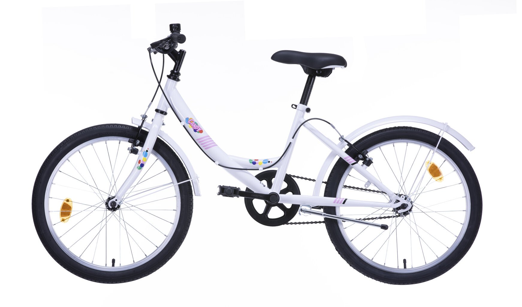 Vaikiškas dviratis Bimbo Bike Candy 20", baltas kaina ir informacija | Dviračiai | pigu.lt