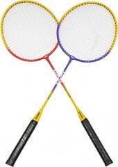 Badmintono rinkinys 102 Enero, juodos ir geltonos spalvos kaina ir informacija | Badmintonas | pigu.lt