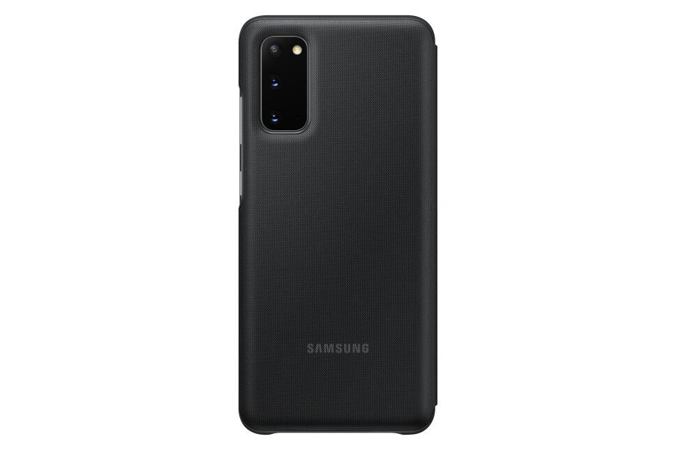 Samsung Smart LED View, skirtas Galaxy S20, juodas kaina ir informacija | Telefono dėklai | pigu.lt