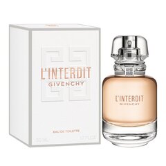 Tualetinis vanduo Givenchy L'Interdit EDT moterims 50 ml kaina ir informacija | Givenchy Kvepalai, kosmetika | pigu.lt