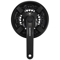 Shimano Tourney FC TY301 6/7/8s 48/38/28T 170mm Black цена и информация | Другие запчасти для велосипеда | pigu.lt