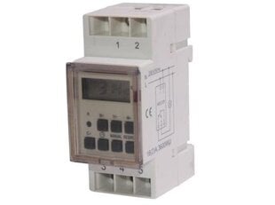 Maclean Таймер-таймер MCE09 DIN-рейка 3600Вт/выключатель c цена и информация | Таймеры, термостаты | pigu.lt