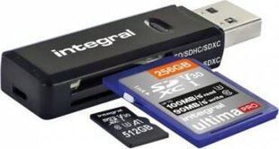 Integral INCRUSB3.0SDMSDV2 kaina ir informacija | Adapteriai, USB šakotuvai | pigu.lt