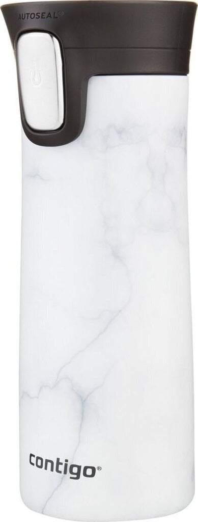Termopuodelis Contigo Pinnacle Couture 420ml termo puodelis - White Marble, 2104543 kaina ir informacija | Termosai, termopuodeliai | pigu.lt