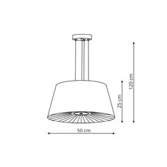 Light Prestige подвесной светильник Bali Black цена и информация | Люстры | pigu.lt