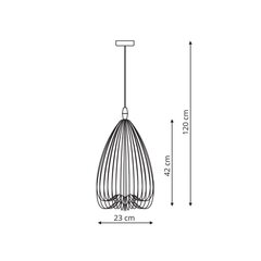 Light Prestige подвесной светильник Frusta Long Black цена и информация | Подвесной светильник | pigu.lt