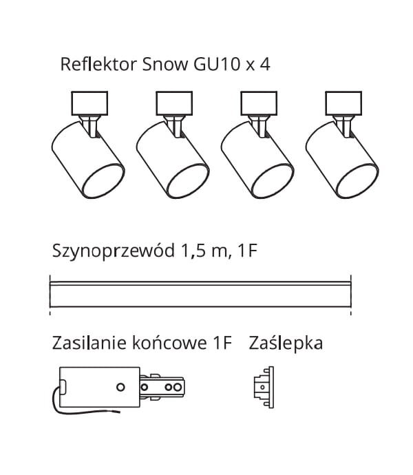 Light Prestige lubinis šviestuvas Snow Set White kaina ir informacija | Lubiniai šviestuvai | pigu.lt