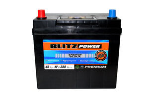 Аккумулятор BLITZ 45Ач 12В Япония левый цена и информация | Аккумуляторы | pigu.lt