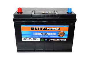 Аккумулятор BLITZ 100Ач 12В Япония левый цена и информация | Аккумуляторы | pigu.lt