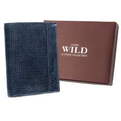 Мужской кошелек из натуральной кожи Always Wild, синий цена и информация | Мужские кошельки | pigu.lt