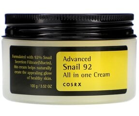 Крем для лица CosRX Advanced Snail 92, 100 мл цена и информация | Кремы для лица | pigu.lt