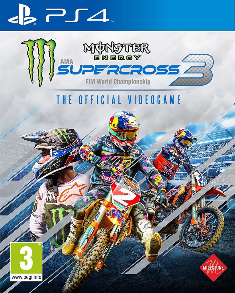 Monster Energy Supercross 3 PS4 kaina ir informacija | Kompiuteriniai žaidimai | pigu.lt