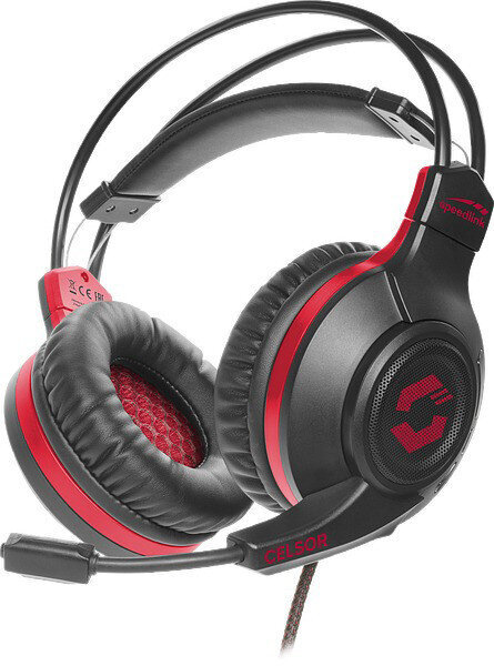 Speedlink headset Celsor Gaming, black (SL-860011-BK) kaina ir informacija | Ausinės | pigu.lt