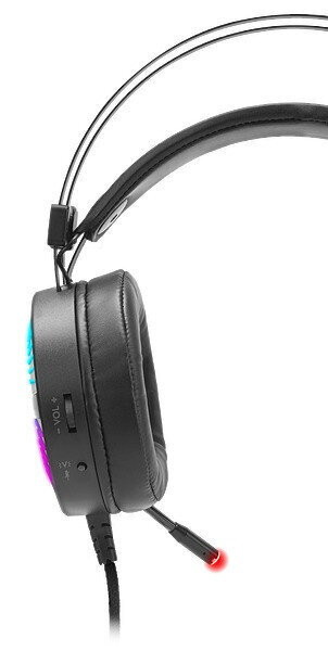 Speedlink headset Quyre RGB 7.1, black (SL-860006-BK) kaina ir informacija | Ausinės | pigu.lt