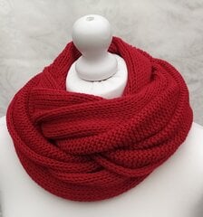 Красный шарф из шерсти мериноса цена и информация | Шарф женский | pigu.lt