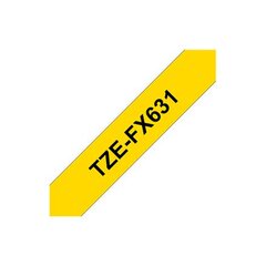 Этикетка Brother TZe-FX631 TZeFX631 цена и информация | Аксессуары для принтера | pigu.lt