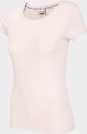 Sportiniai marškinėliai moterims 4F H4Z20 TSD001, rožiniai цена и информация | Sportinė apranga moterims | pigu.lt