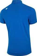 Футболка-поло мужская, 4F, синяя цена и информация | Мужские футболки | pigu.lt