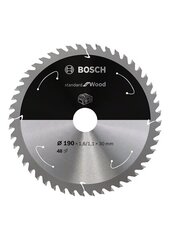 BOSCH SAW STANDARD WOOD ACCU 190x30x48z цена и информация | Пилы, циркулярные станки | pigu.lt