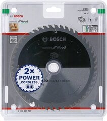 BOSCH SAW STANDARD WOOD ACCU 190x30x48z цена и информация | Пилы, циркулярные станки | pigu.lt