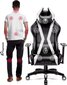 Žaidimų kėdė Diablo Chairs X-Horn 2.0, juoda/balta (L dydis) kaina ir informacija | Biuro kėdės | pigu.lt