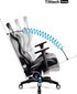 Žaidimų kėdė Diablo Chairs X-Horn 2.0, juoda/balta (L dydis) цена и информация | Biuro kėdės | pigu.lt