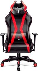 Žaidimų kėdė Diablo X-Horn XL, juoda/raudona kaina ir informacija | Biuro kėdės | pigu.lt