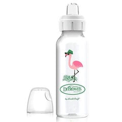 Maitinimo buteliukas Dr. Brown's Flamingo SB81094, 6+ mėn, 250 ml kaina ir informacija | Buteliukai kūdikiams ir jų priedai | pigu.lt